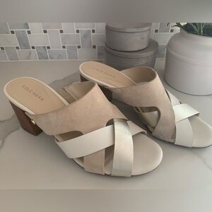 Cole Haan Jodie Cream Mules